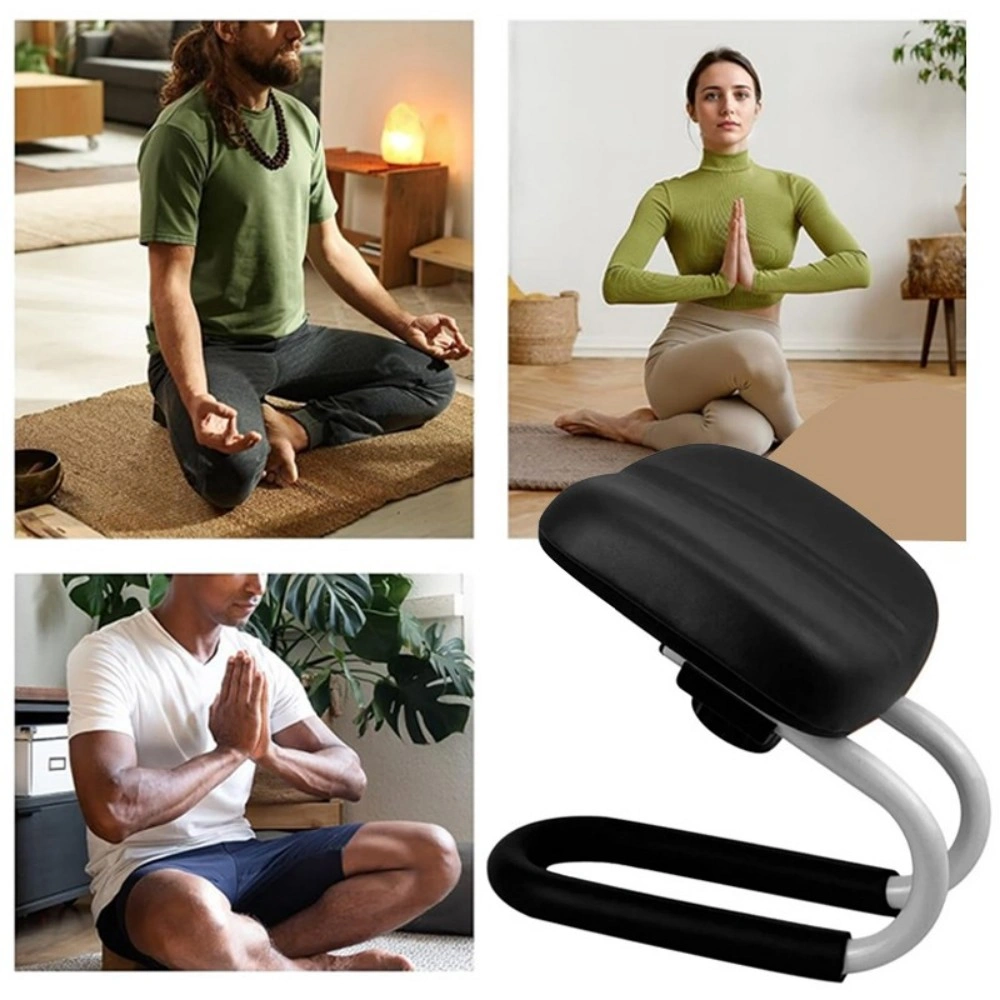 Adjustable Height Meditation Stool Portable Foldable Prayer Stool for Yoga Buddhist Practice