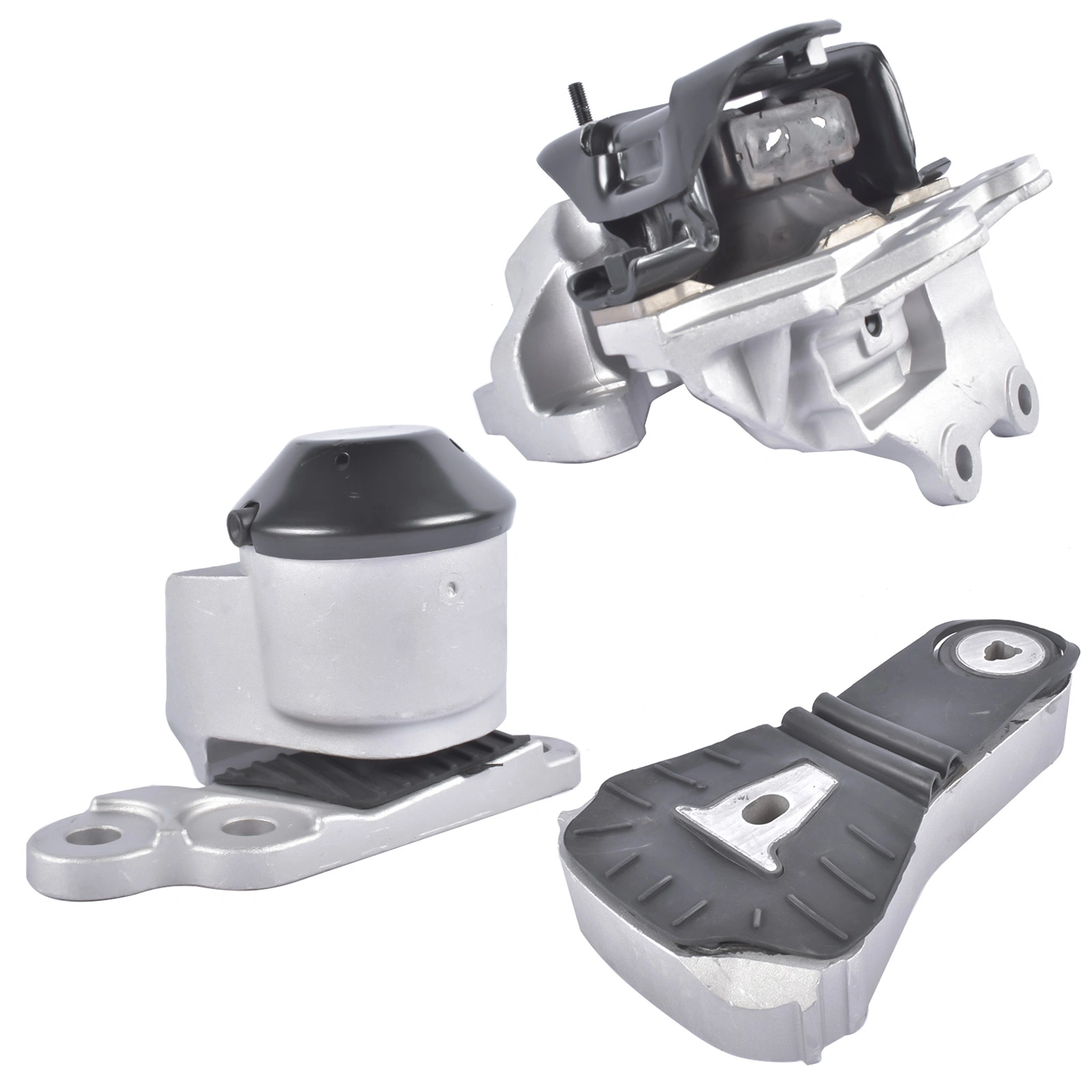 3PCS Engine & Transmission Mounts Set for 2016-2019 Ford Explorer 3.5L, Auto Trans Engine Mount Replacement Kit view 2