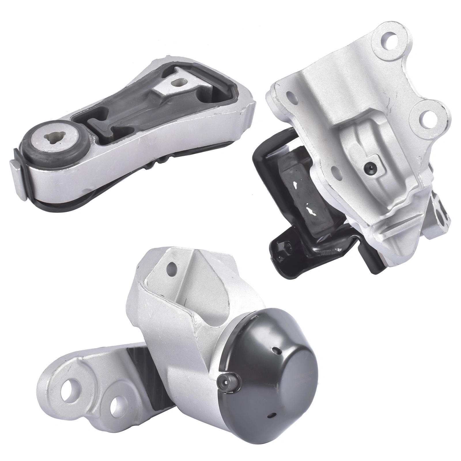 3PCS Engine & Transmission Mounts Set for 2016-2019 Ford Explorer 3.5L, Auto Trans Engine Mount Replacement Kit view 3