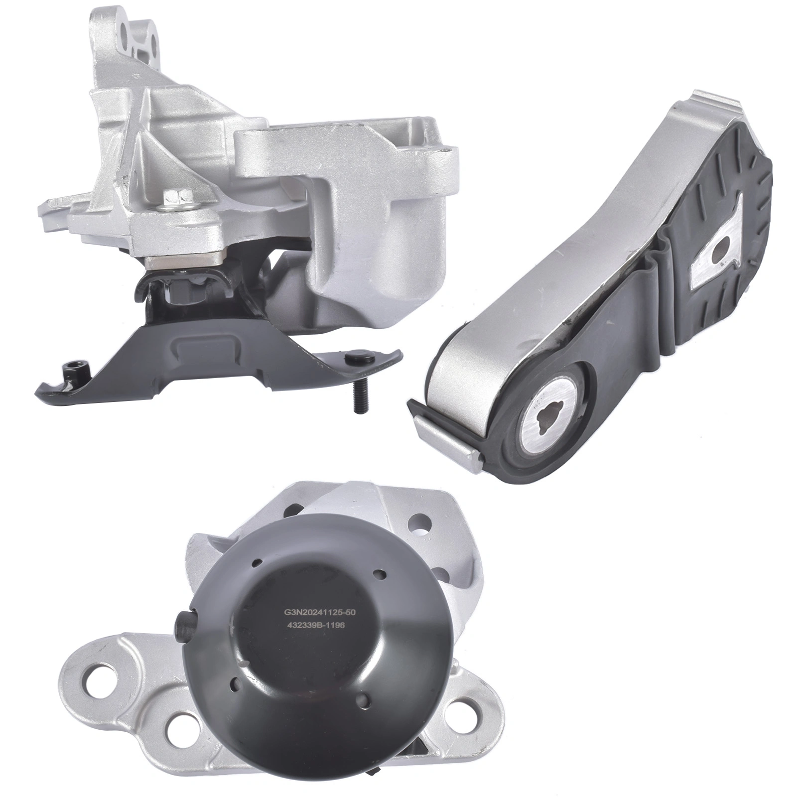 3PCS Engine & Transmission Mounts Set for 2016-2019 Ford Explorer 3.5L, Auto Trans Engine Mount Replacement Kit view 7