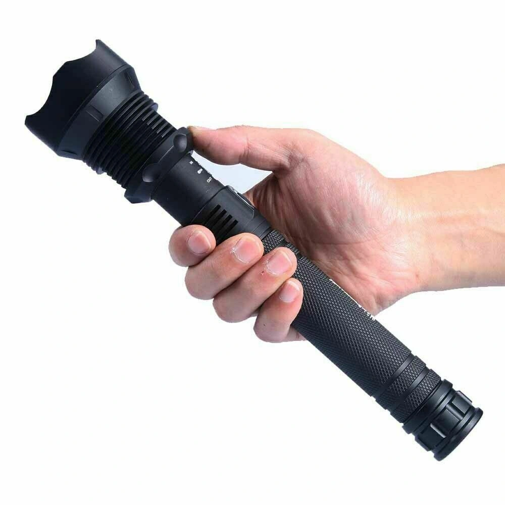 USB Rechargeable LED Flashlight 3 Modes Outdoor Camping Hiking Work Light Torch view 3