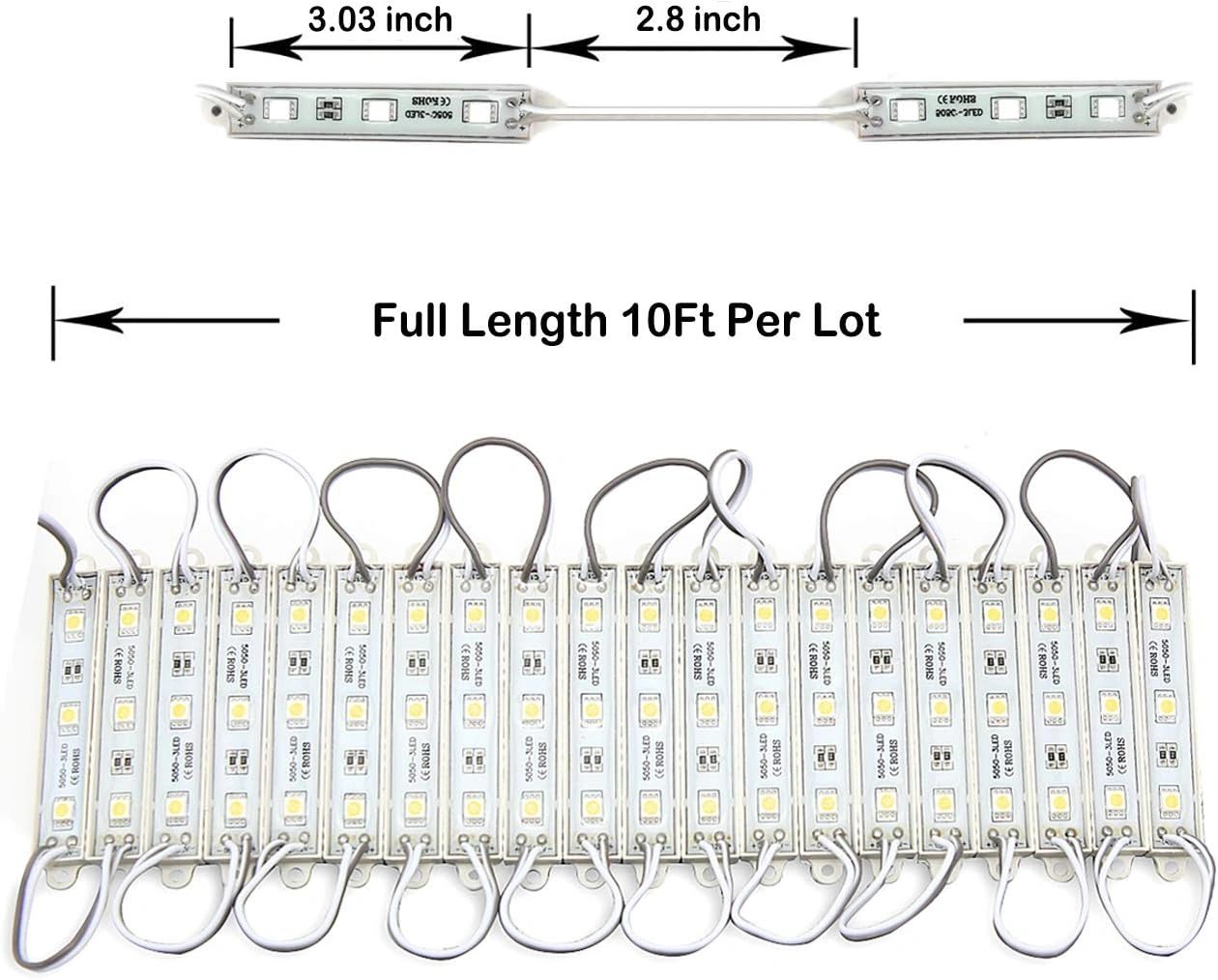 Super Bright 5050 SMD LED Strip Light IP65 Waterproof view 8