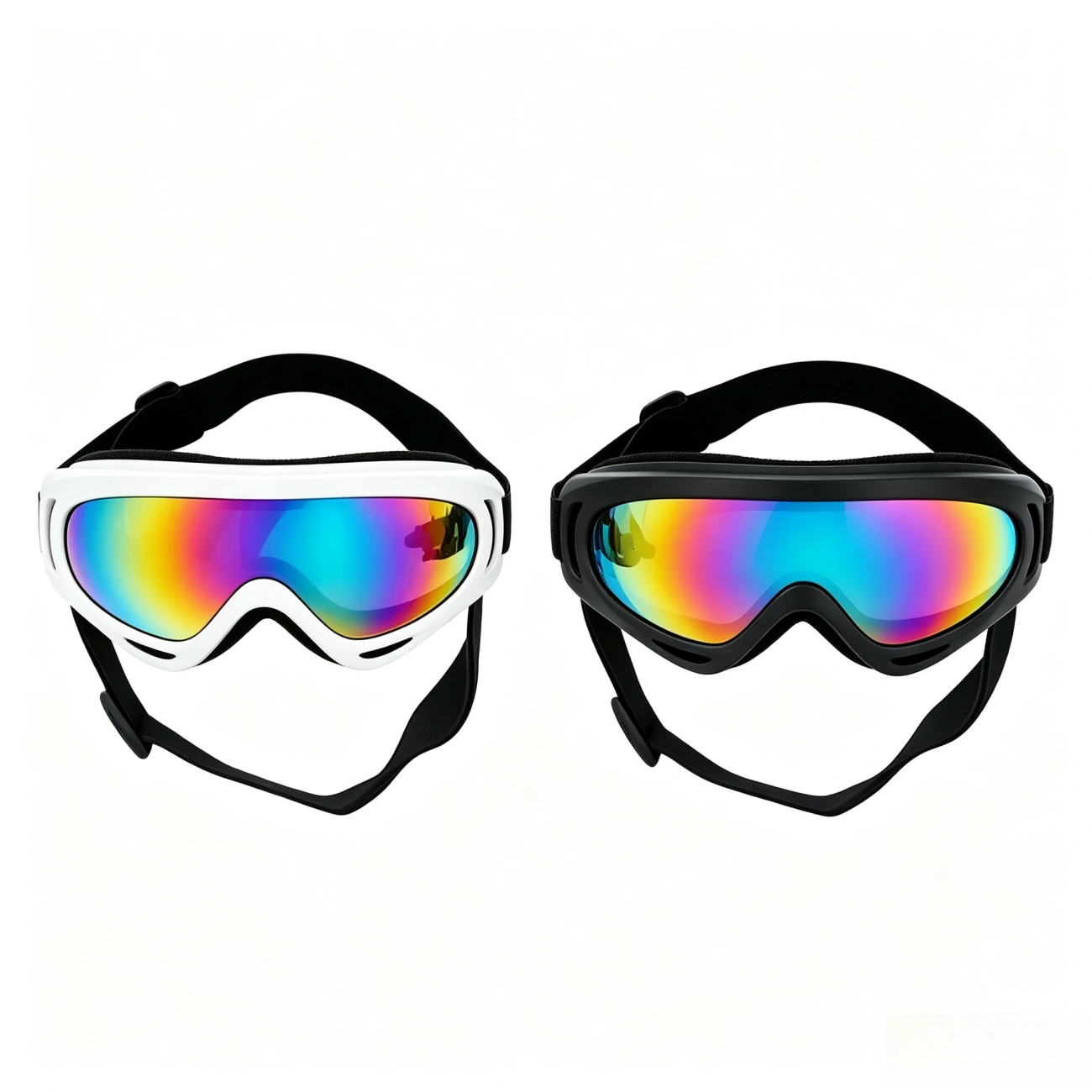 2 Pack Dog Goggles UV Protection, Adjustable Windproof Pet Sunglasses for Large & Small Dogs, Reusable Eye Safety Glasses with Soft Padding, Anti-Scratch Lens view 7