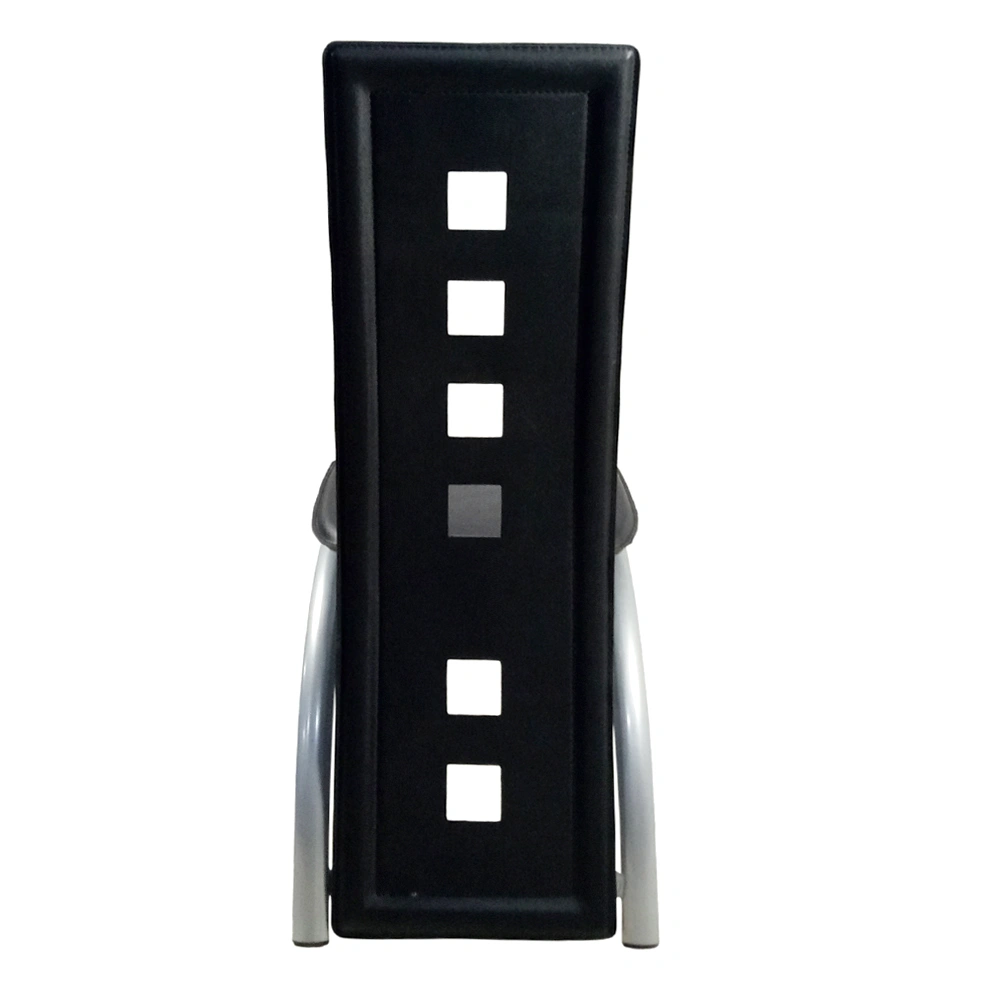 4pcs long backrest square hollow decoration PU leather dining chair round tube black cushion electroplating chair leg N201(Replace encoding13029118) view 30