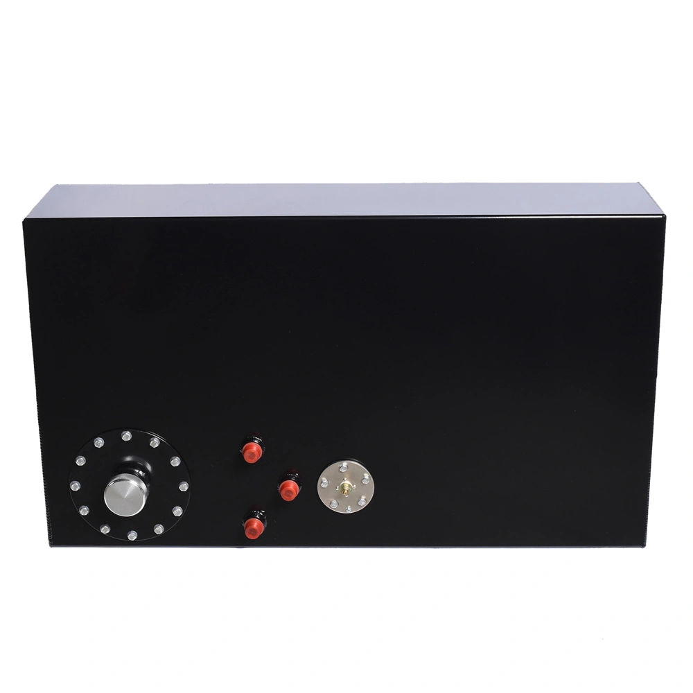 17 Gallon 70L Universal Aluminum Fuel Tank with Oil Level Sensor Black view 5