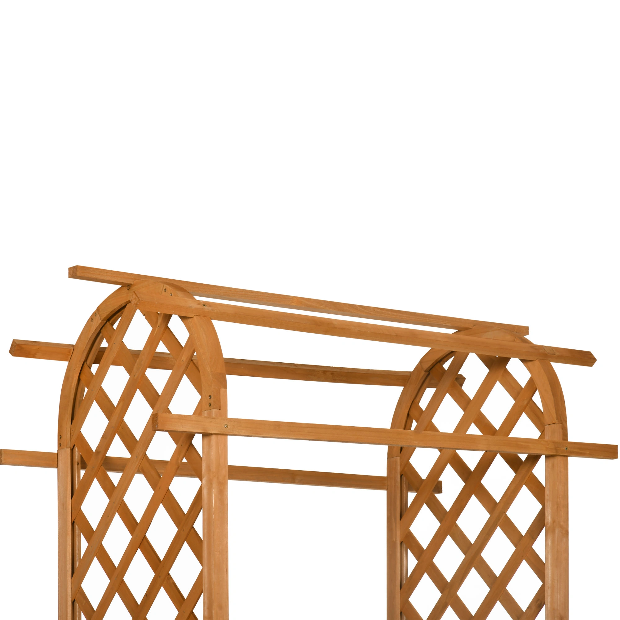 Metal Garden Arch 6FT Steel Flower Arch Archway for Yard Outdoor Walking Gate Entryway Plant Support Trellis for Climbing Roses view 3
