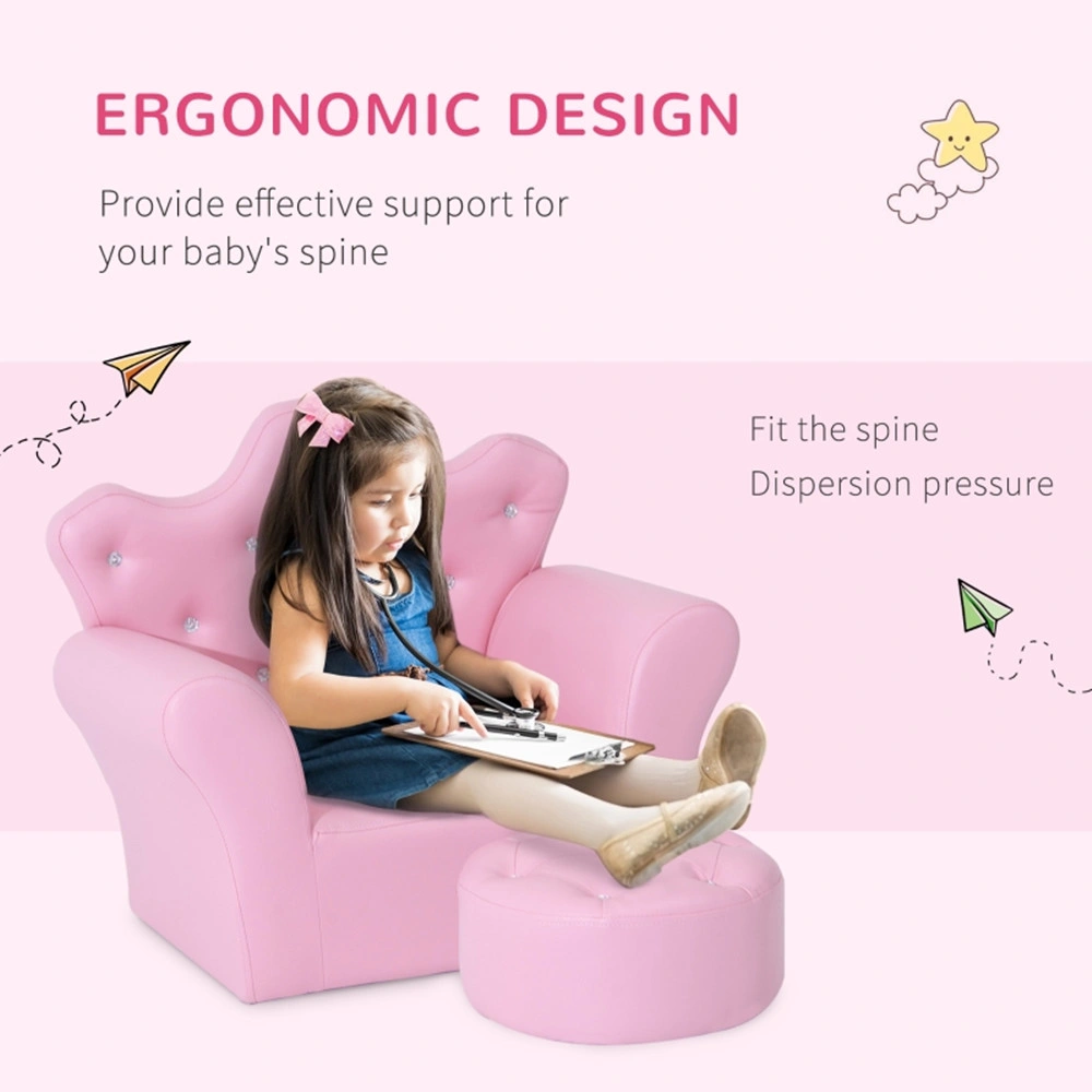 Kids Sofa Set with Footstool - AS Amazon Shipping Prohibited by WalMart view 3