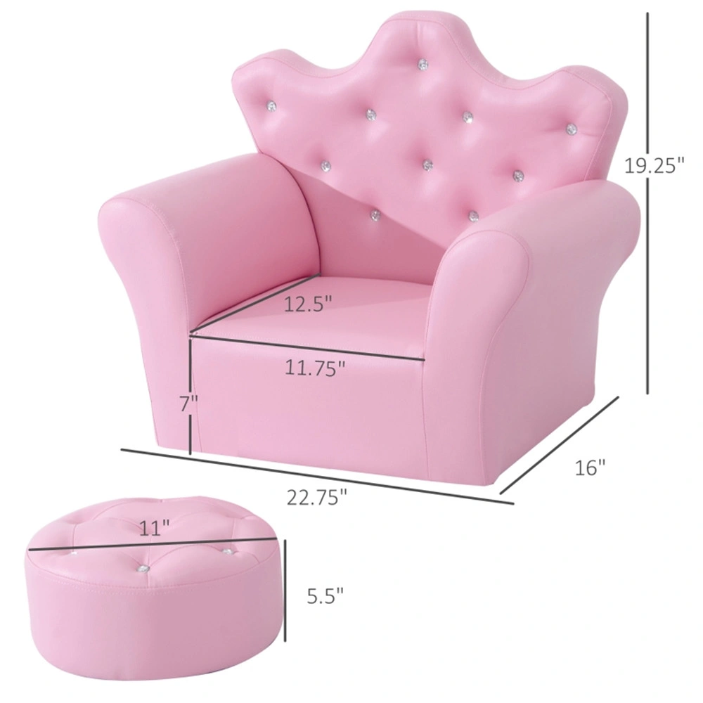 Kids Sofa Set with Footstool - AS Amazon Shipping Prohibited by WalMart view 5