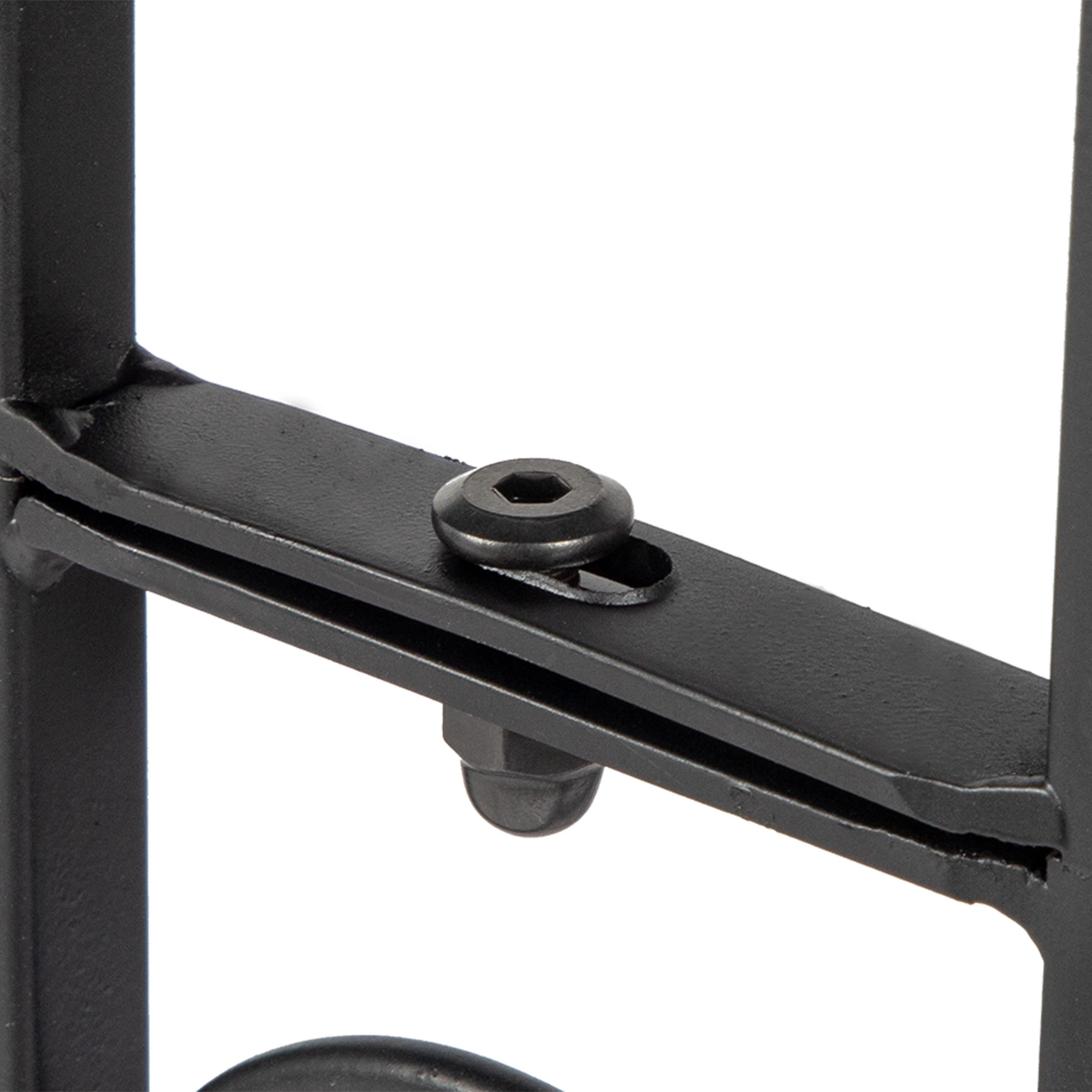 134.5*58.5*213cm Arc Roof Double Layer With Door Wrought Iron Iron Arch Courtyard Black view 21