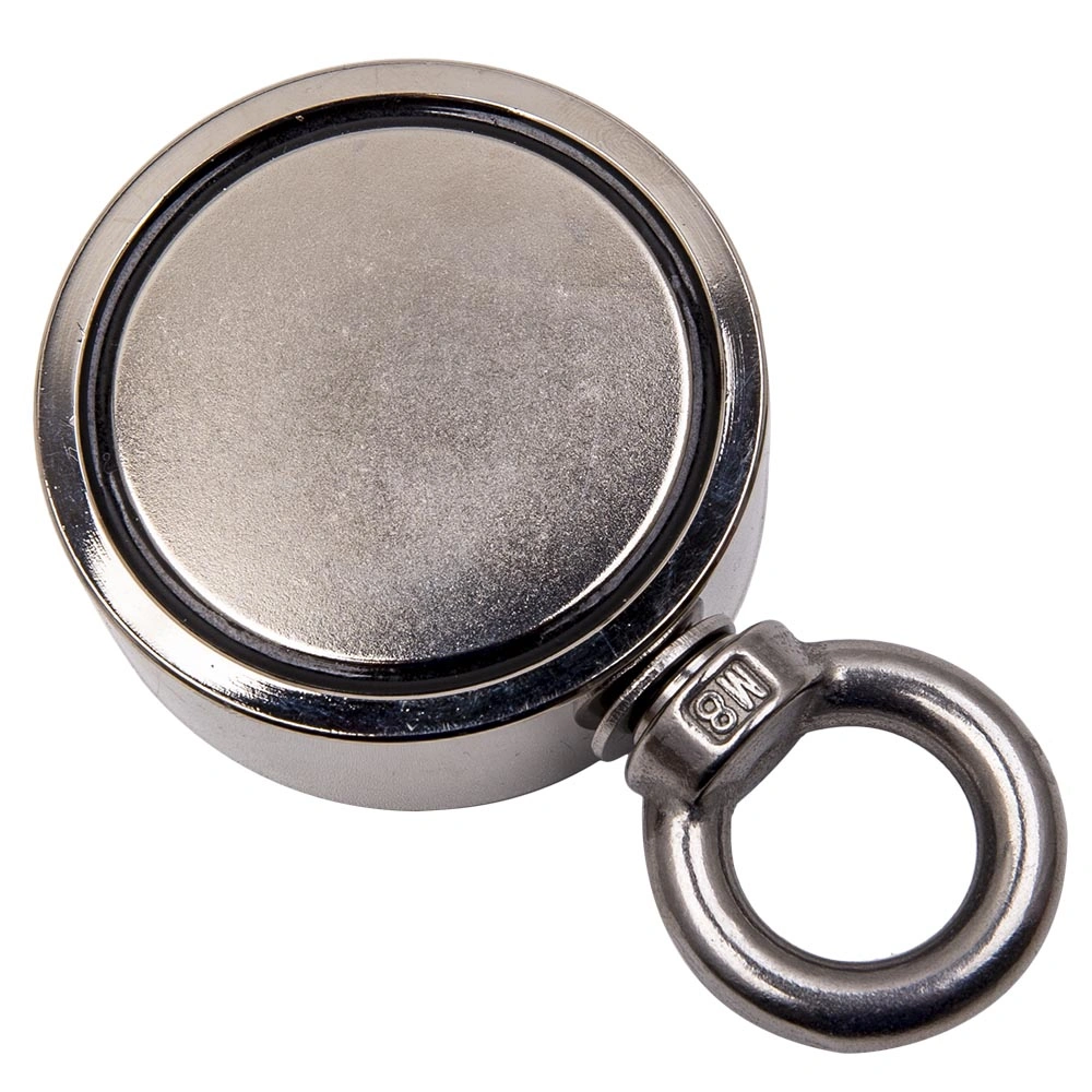 120kg Strong Neodymium Magnet Fishing Kit with 10m Rope, Double-Side Heavy Duty Magnet Detector for Metal Seeking view 3