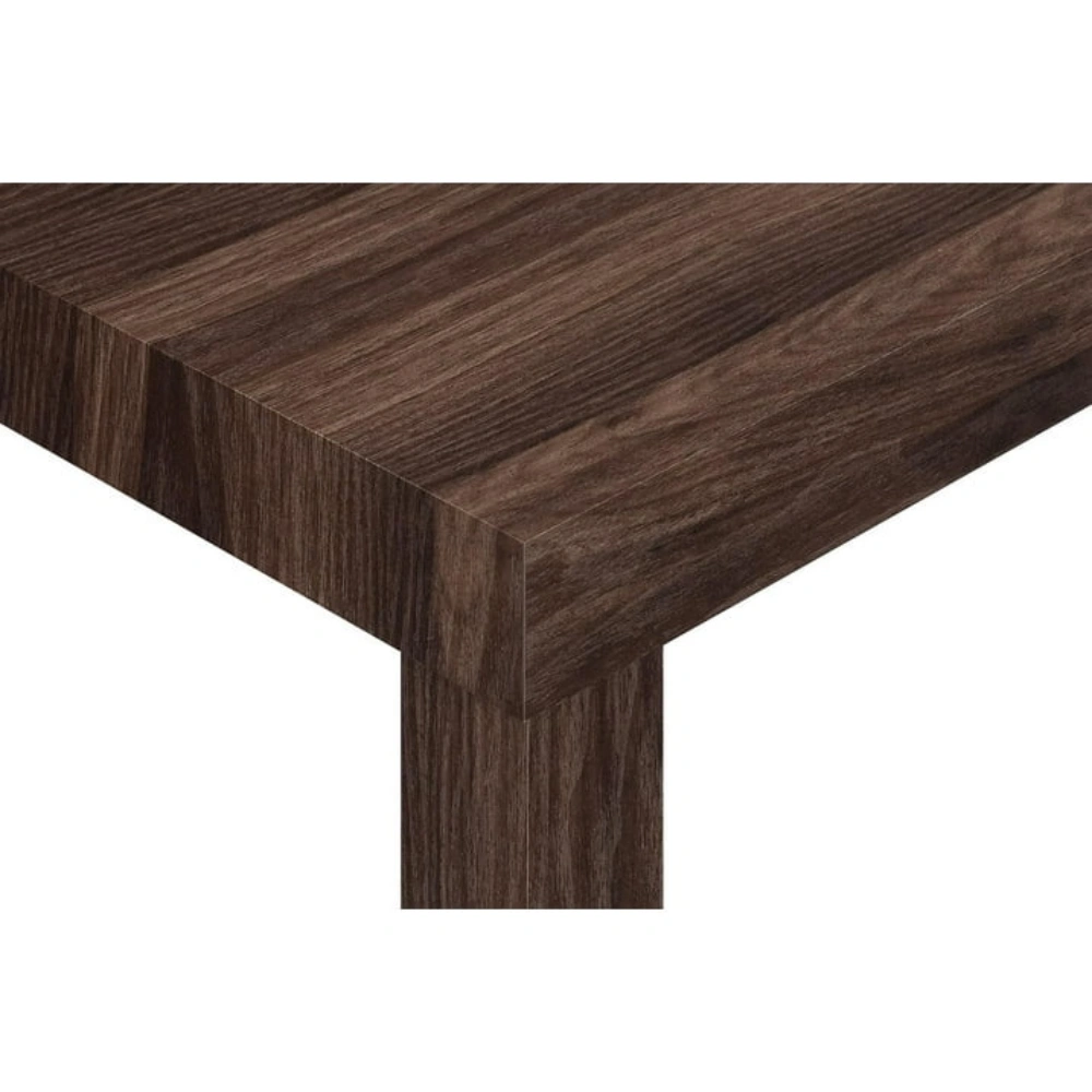 Parsons End Table - Canyon Walnut Finish, Modern Side Table with Solid Wood Frame, Compact Nightstand for Living Room, Bedroom, Small Space view 5