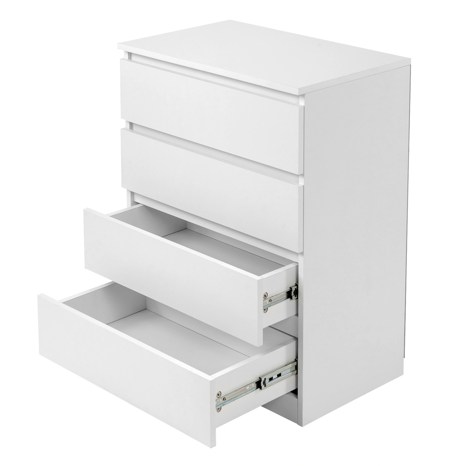 Wood Simple 4-Drawer Dresser White view 14
