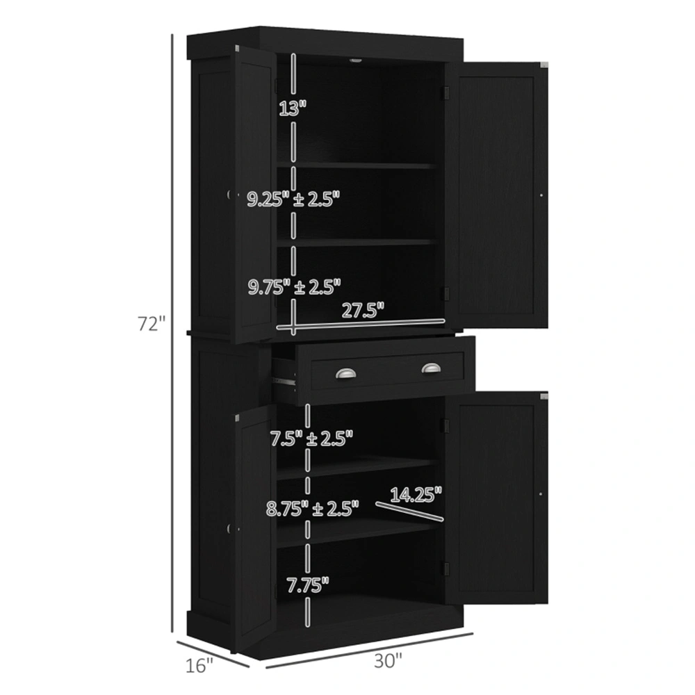 Kitchen & Bathroom Cabinet Storage Organizer - Modern Wall Mounted Shelf Unit for Home Organization view 3