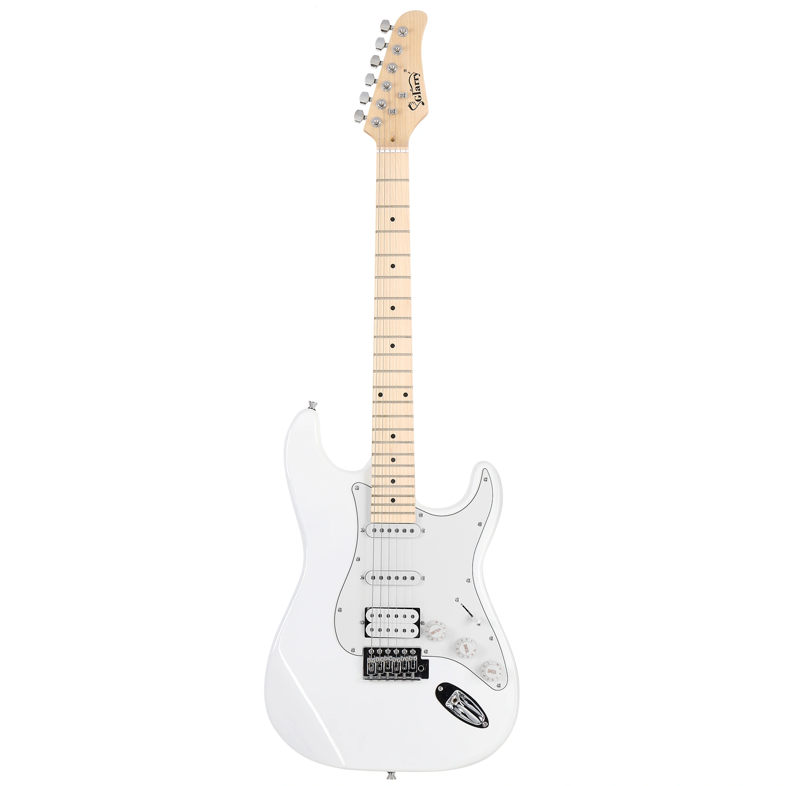 GST Stylish H-S-S Pickup Electric Guitar Kit with 20W AMP Bag Guitar Strap White view 10