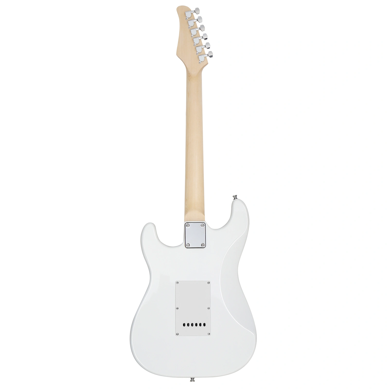 GST Stylish H-S-S Pickup Electric Guitar Kit with 20W AMP Bag Guitar Strap White view 11