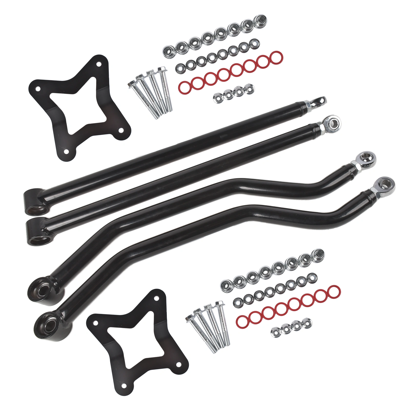 Black Steel Radius Arm Set Rear Fit for Polaris RZR XP 1000 & XP 4 1000 from 2014 view 2