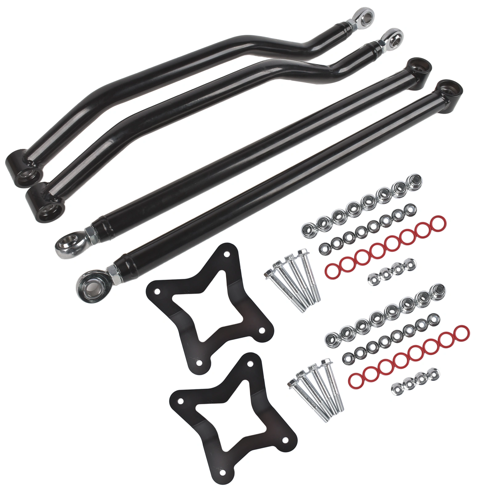 Black Steel Radius Arm Set Rear Fit for Polaris RZR XP 1000 & XP 4 1000 from 2014 view 3