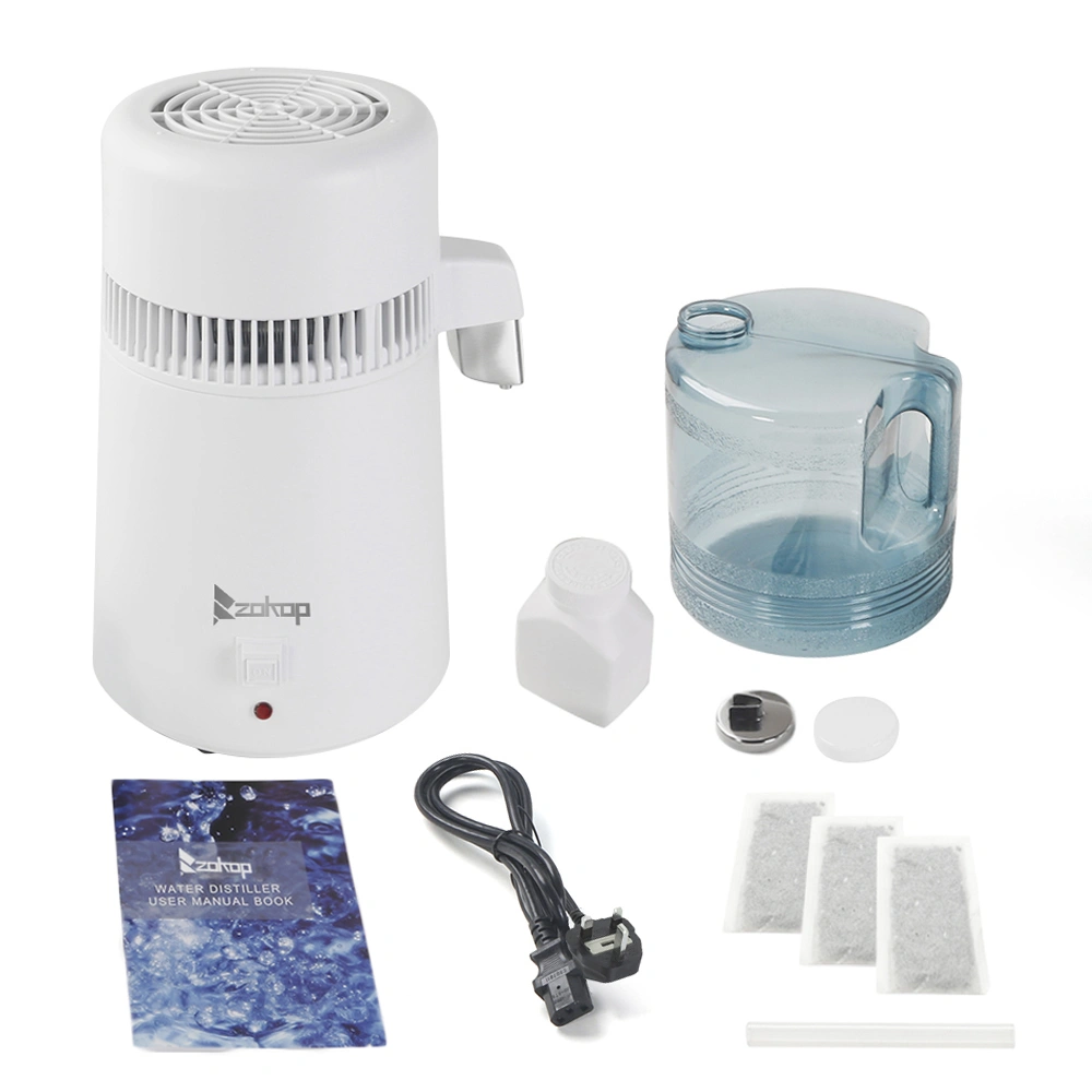 ZB-1 British Standard 4L Distilled Water Dispenser Machine 220V 750W w/ Thermostat & Natural Plastic Bottle view 14