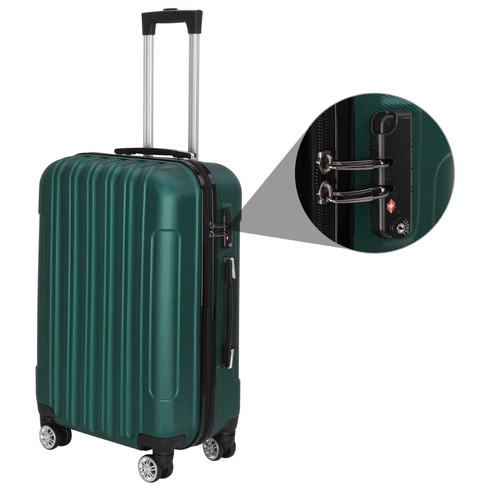 3-in-1 Multifunctional Large Capacity Traveling Storage Suitcase Dark Green view 7
