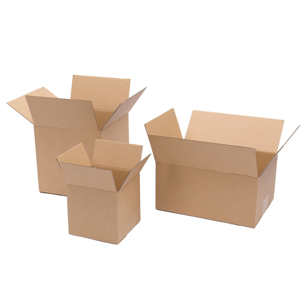 100 Corrugated Paper Boxes 4x4x4"(10*10*10cm)Yellow view 24