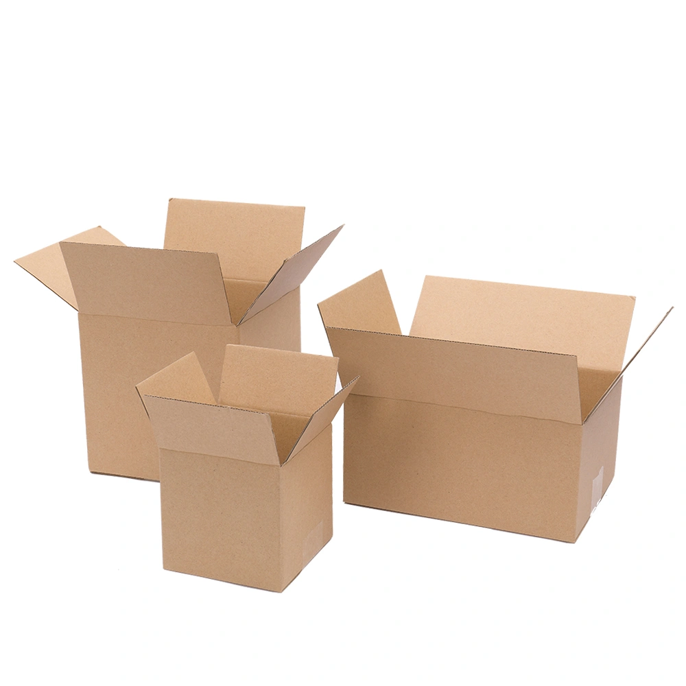 100 Corrugated Paper Boxes 4x4x4"(10*10*10cm)Yellow view 25