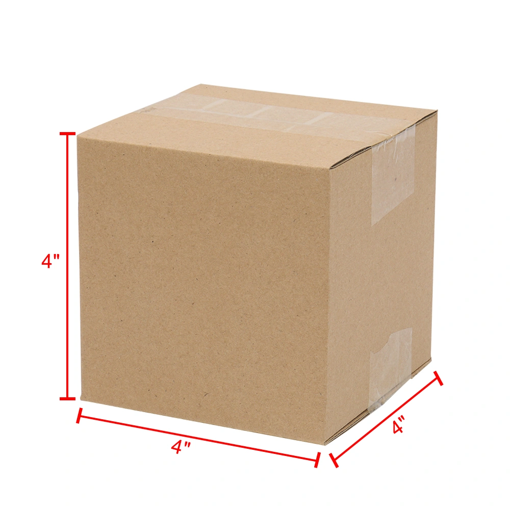 100 Corrugated Paper Boxes 4x4x4"(10*10*10cm)Yellow view 26