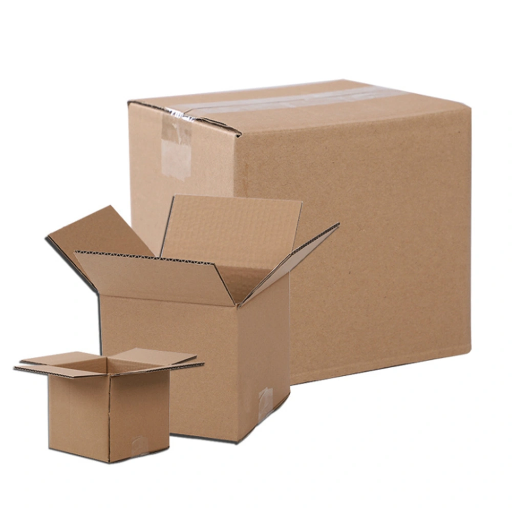 100 Corrugated Paper Boxes 4x4x4"(10*10*10cm)Yellow view 4