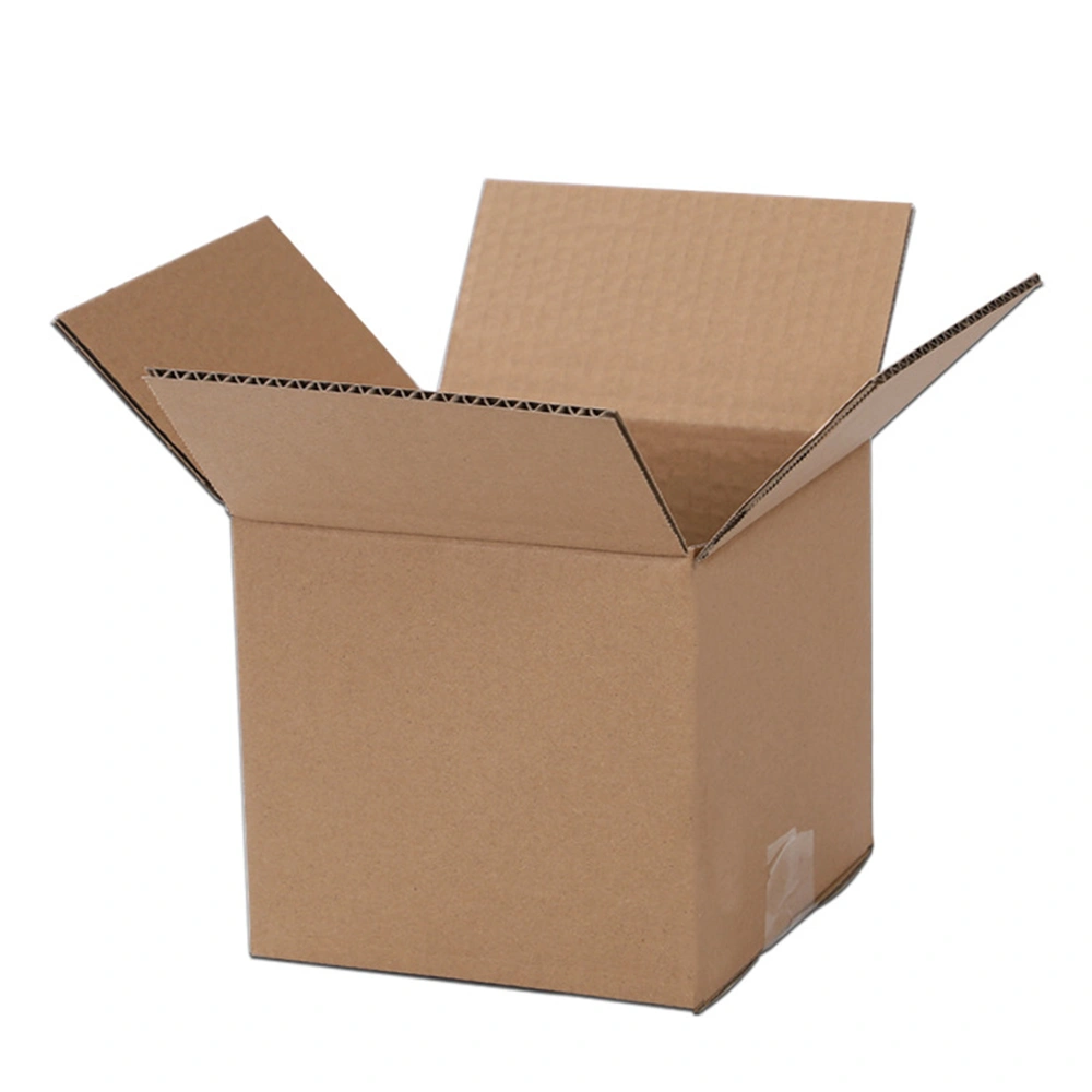 100 Corrugated Paper Boxes 4x4x4"(10*10*10cm)Yellow view 6