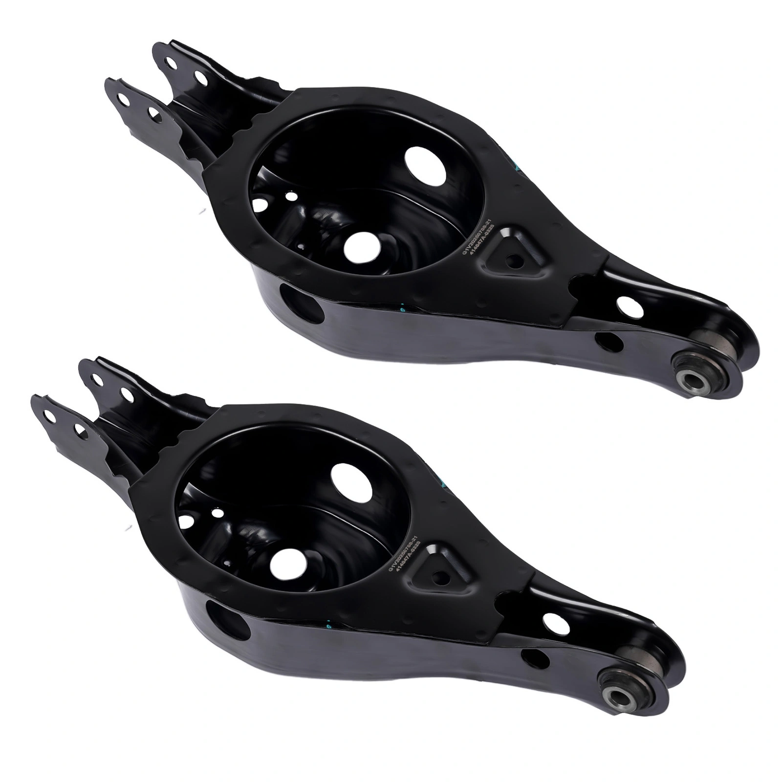 2pcs Rear Lower Control Arms Fit for Infiniti FX35 FX45 Base Sport Utility 3.5L V6 4.5L V8 DOHC 2003-2008 551B0CG000 view 2