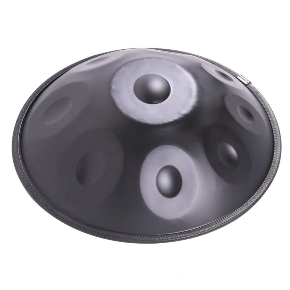 9 Notes Black Solid Color Handpan Drum Steel Tongue Percussion Instrument view 3