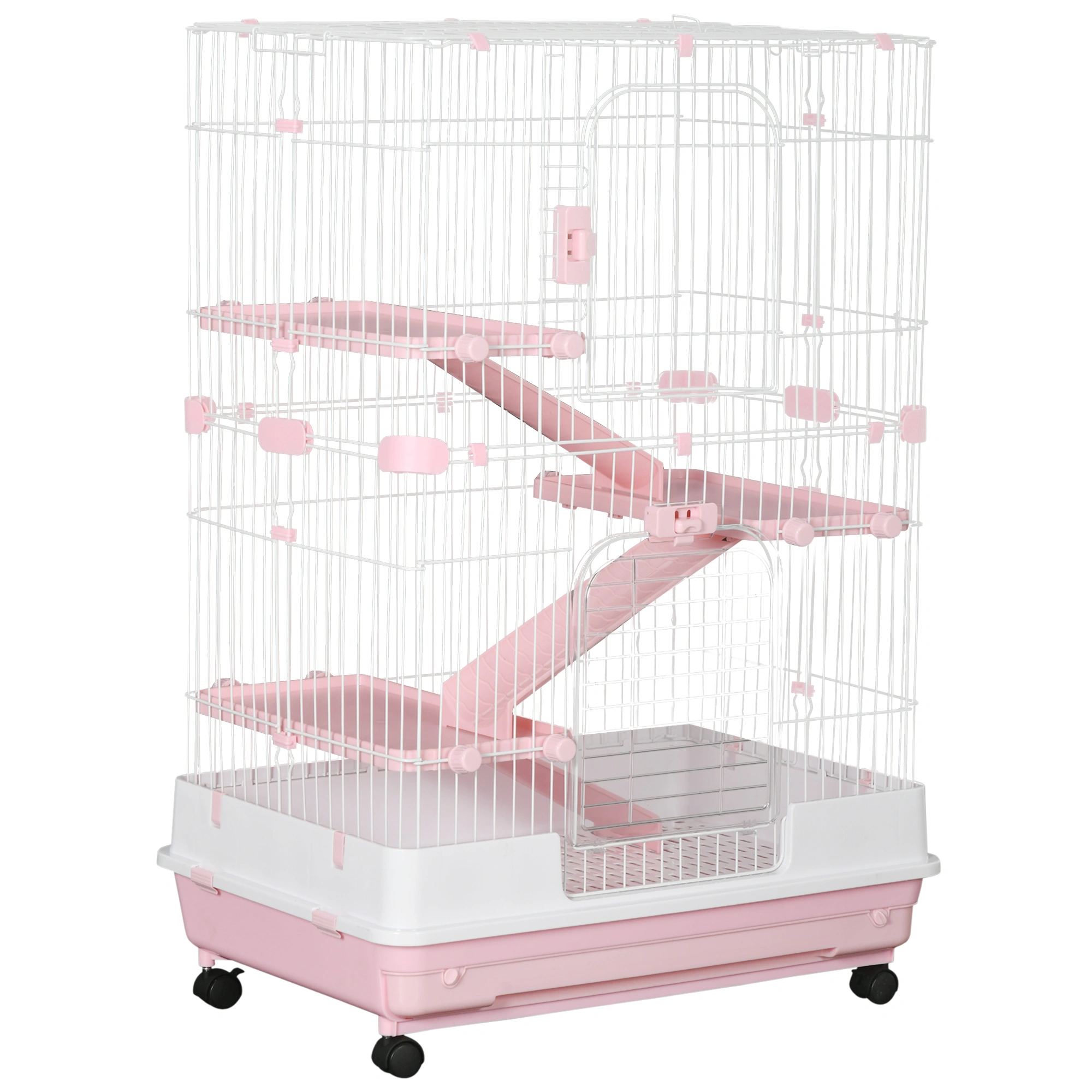 Small Animal Playpen Cage, Indoor Outdoor Pet Exercise Pen for Rabbits, Guinea Pigs, Hamsters & Other Small Pets view 6