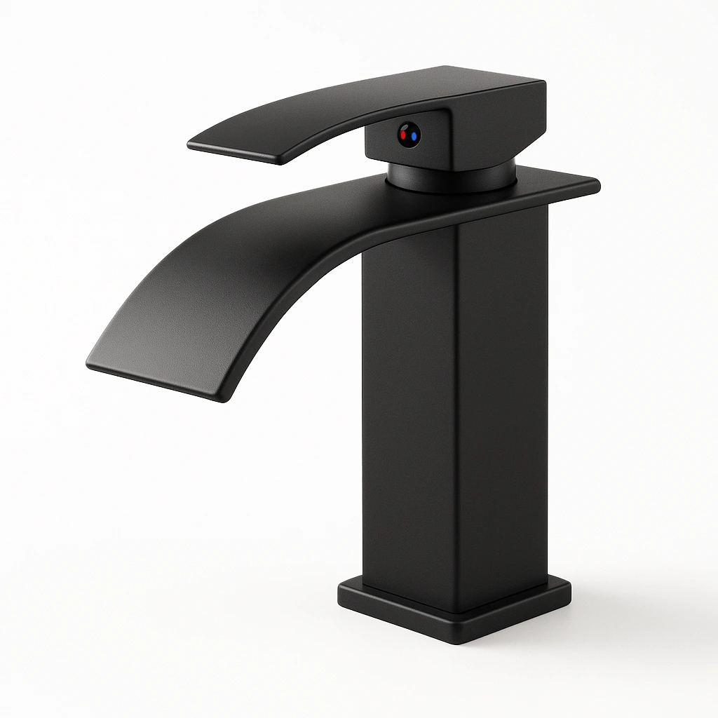 Single Handle Bathroom Faucet Lavatory Faucet Stainless Steel Single Hole-TP, Matte Black[Unable ship on weekends, TK/TEMU only for pickup, only TX10643 warehouse supports GOFO]