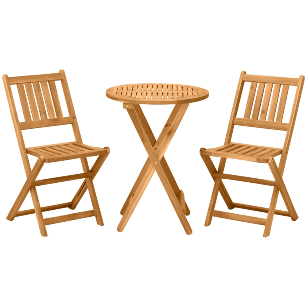 Solid Wood Tavern Dining Table and Chair Set for Restaurant Cafe Bar Home view 2