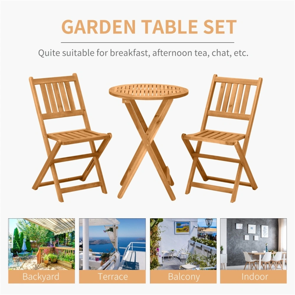Solid Wood Tavern Dining Table and Chair Set for Restaurant Cafe Bar Home view 4