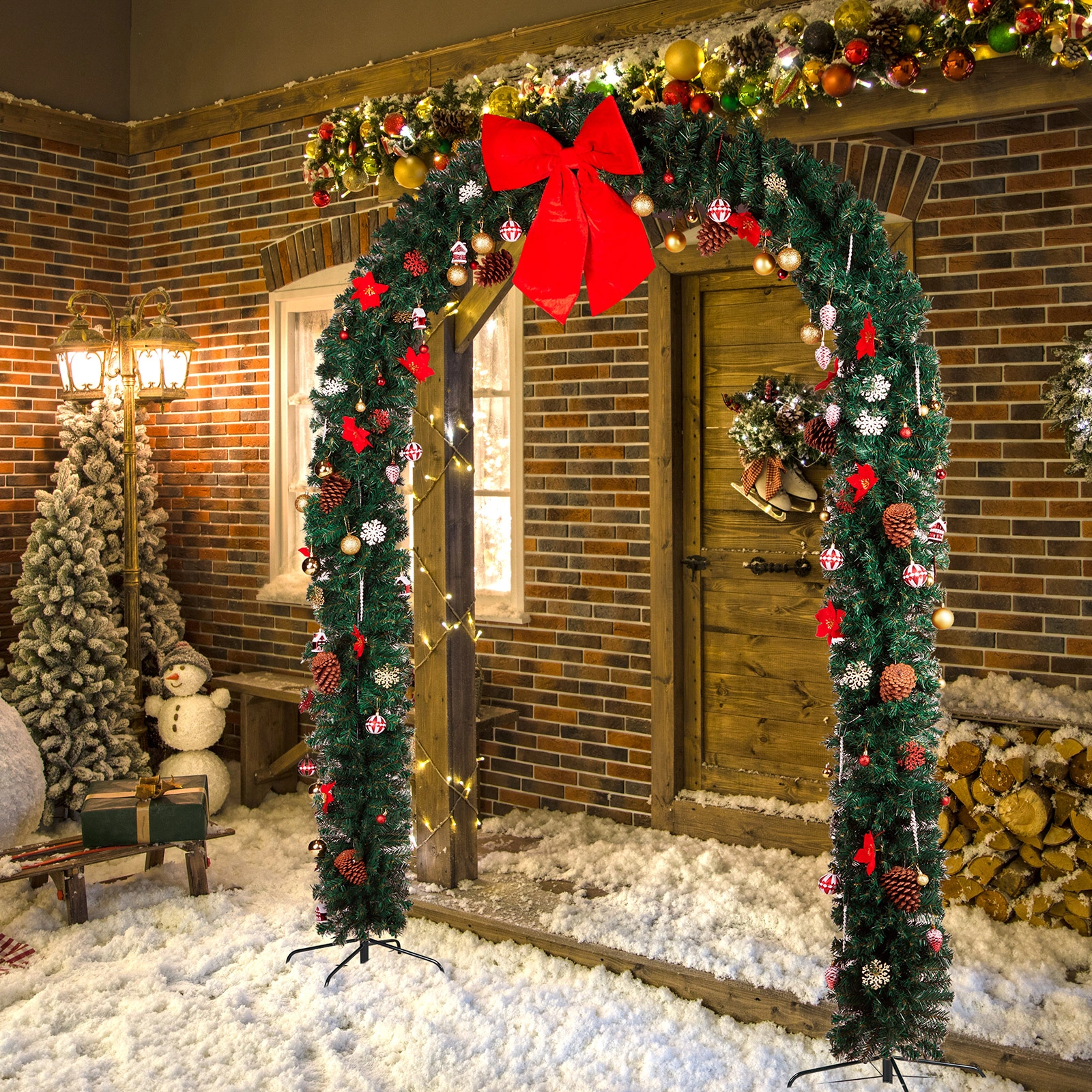 240*40*265cm PVC Christmas Arch view 16