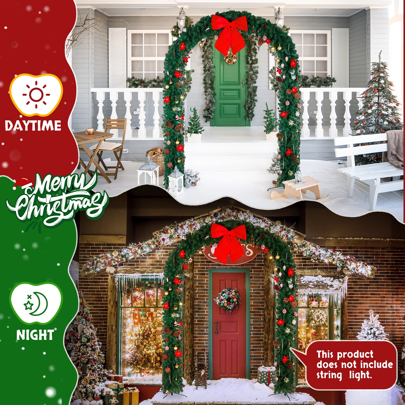 240*40*265cm PVC Christmas Arch view 17