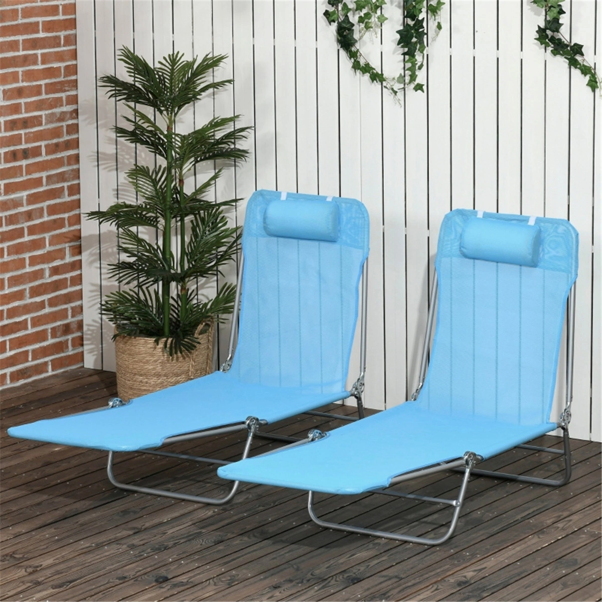 Folding Lounge Chairs / beach chair ( Amazon Shipping)(Prohibited by WalMart)