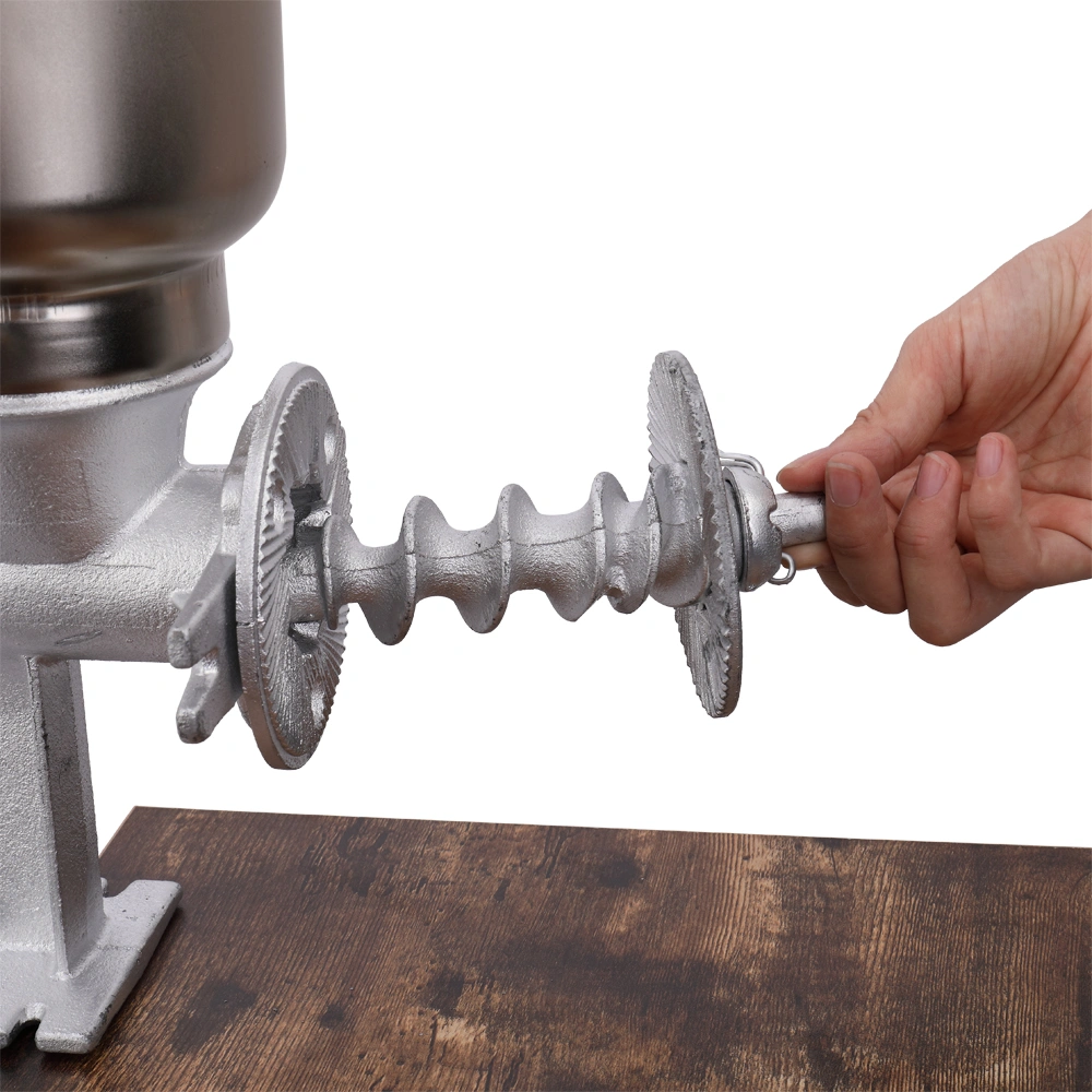 500# Home Use Hand Cranking Operation Grain Grinder Silver view 33