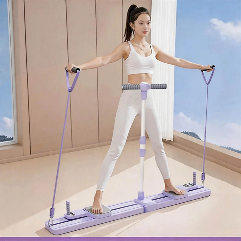 Split Ski Exerciser Machine, Multifunctional Fitness Balance Trainer for Home Gym view 3