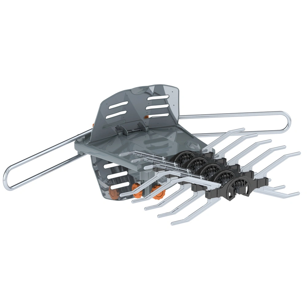 TA-102Y 360-Degree Rotation UV Dual Bands 28-36dB Outdoor Antenna Dovetail Guide without Stand view 5