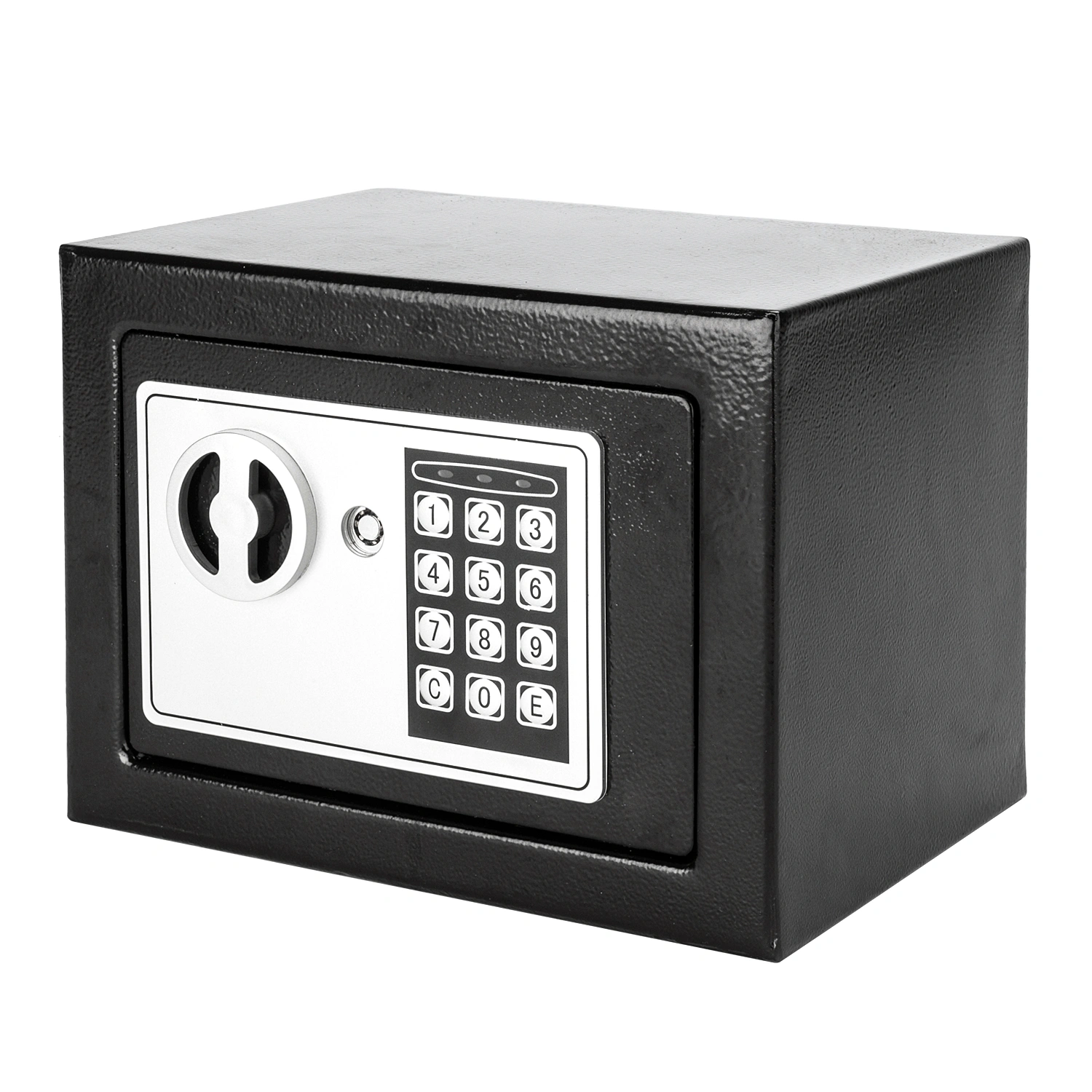 Mini Wall-in Style Electronic Code Metal Steel Box Safe Case 17EF Black view 31