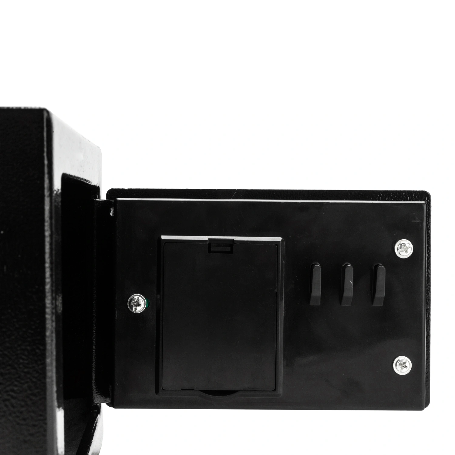 Mini Wall-in Style Electronic Code Metal Steel Box Safe Case 17EF Black view 46