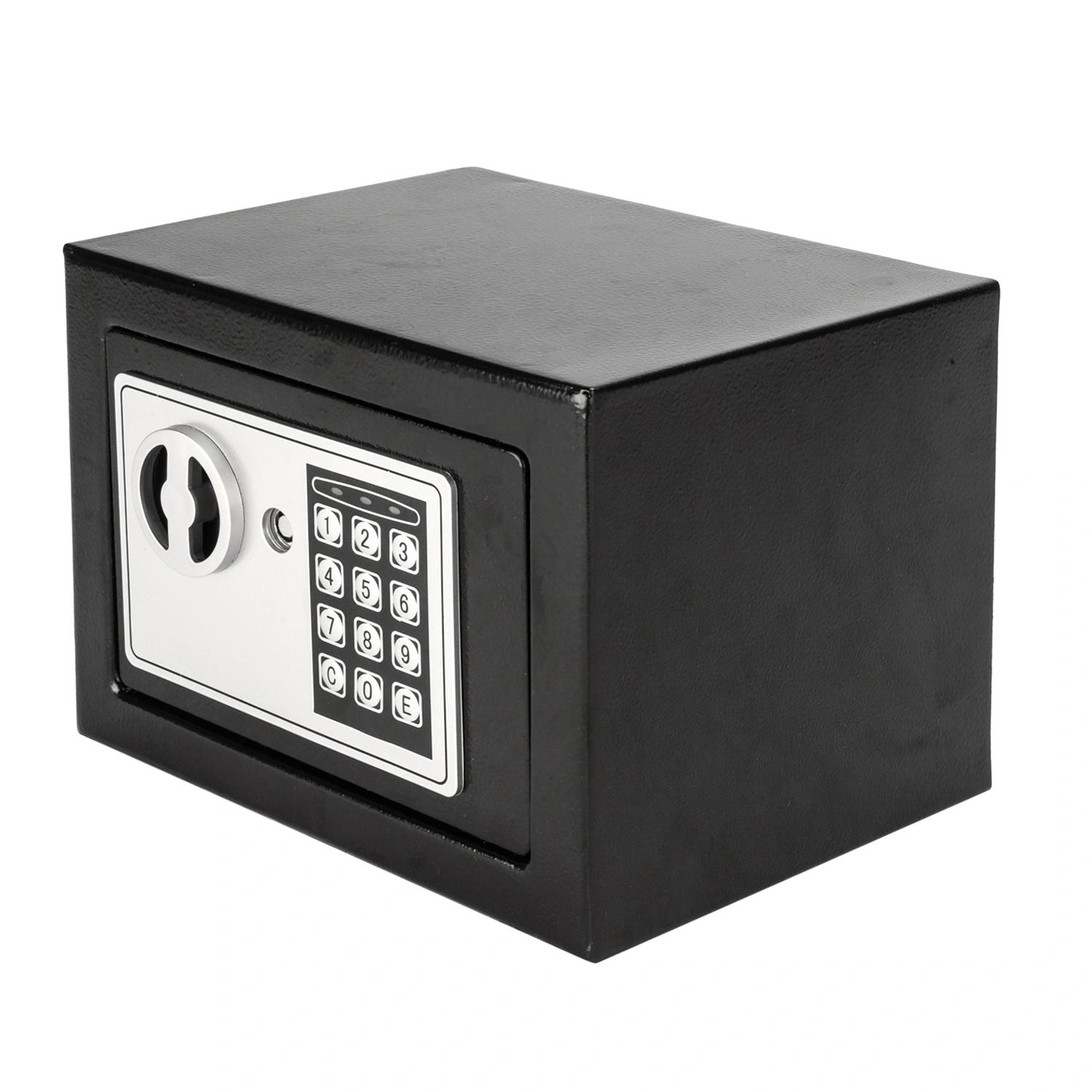 Mini Wall-in Style Electronic Code Metal Steel Box Safe Case 17EF Black view 53