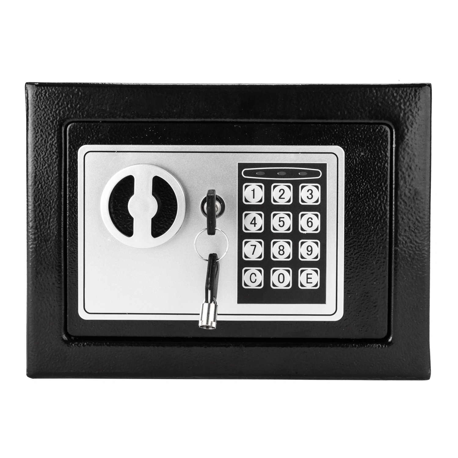 Mini Wall-in Style Electronic Code Metal Steel Box Safe Case 17EF Black view 54