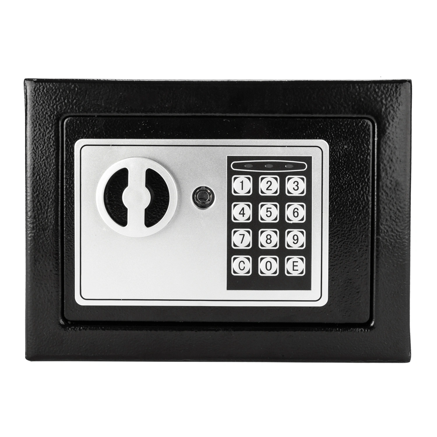 Mini Wall-in Style Electronic Code Metal Steel Box Safe Case 17EF Black view 55