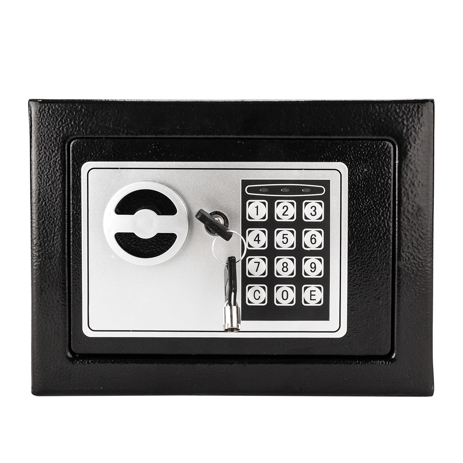 Mini Wall-in Style Electronic Code Metal Steel Box Safe Case 17EF Black view 57