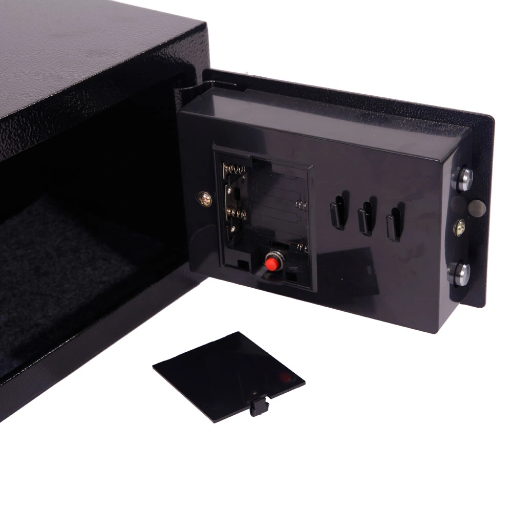 Mini Wall-in Style Electronic Code Metal Steel Box Safe Case 17EF Black view 6