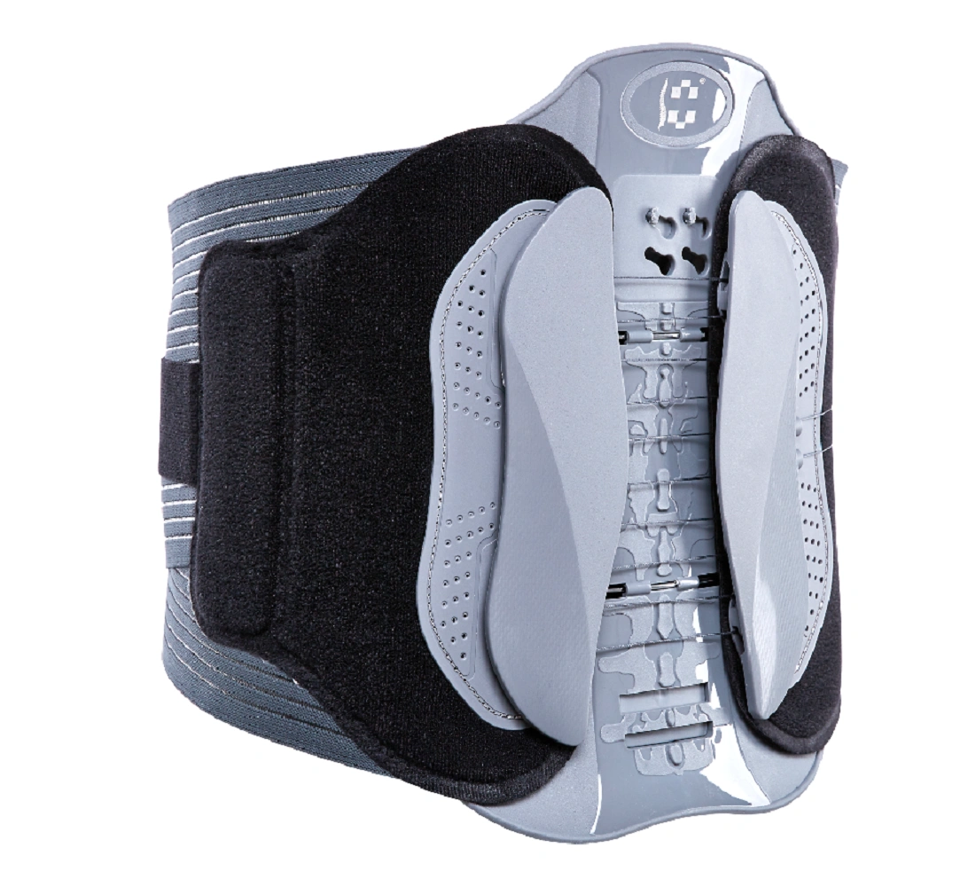 6-Pulley Adjustable Waist Support Belt, Elastic Knit Lumbar Brace with Drawstring for Back Pain Relief Office Workout view 5