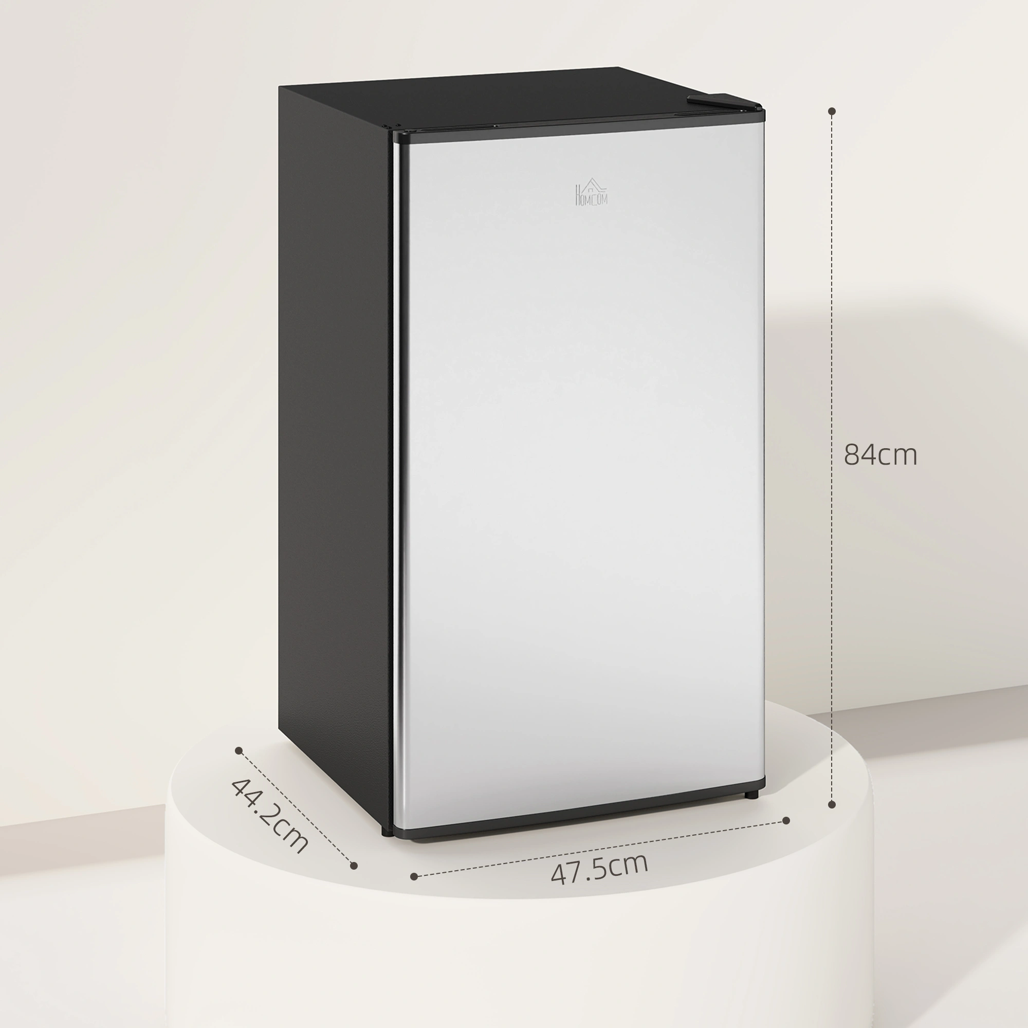 Mini Portable Skincare Fridge, 6L Beauty Makeup Cosmetics Refrigerator, LED Light Face Cream Eyelash Storage Cooler for Home Travel view 2