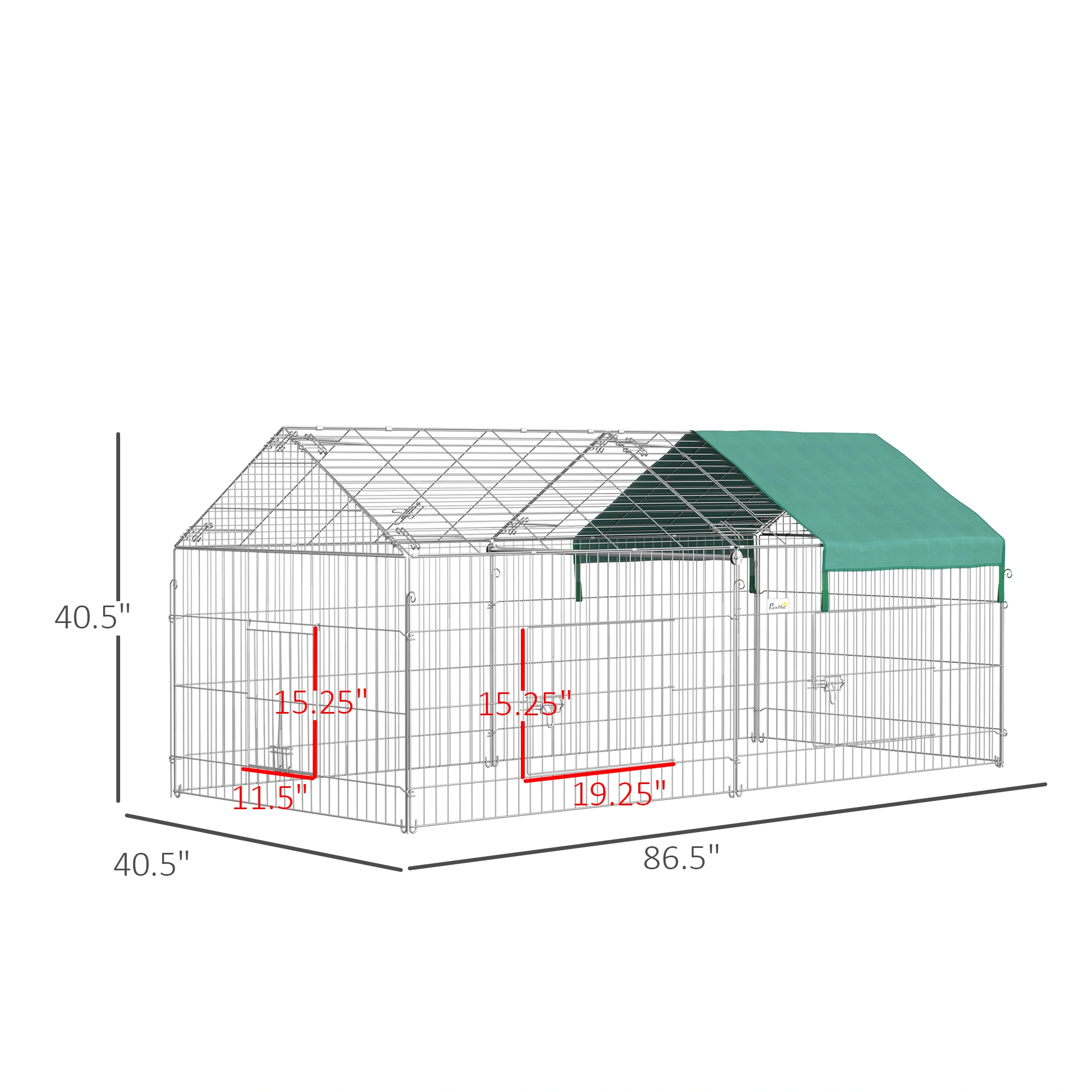 DIY Pet Playpen for Rabbits, Chinchillas, Hedgehogs, Guinea Pigs - Foldable Exercise Pen view 2